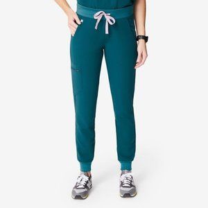 Figs Caribbean Blue Zamora Jogger NWT Small Petite